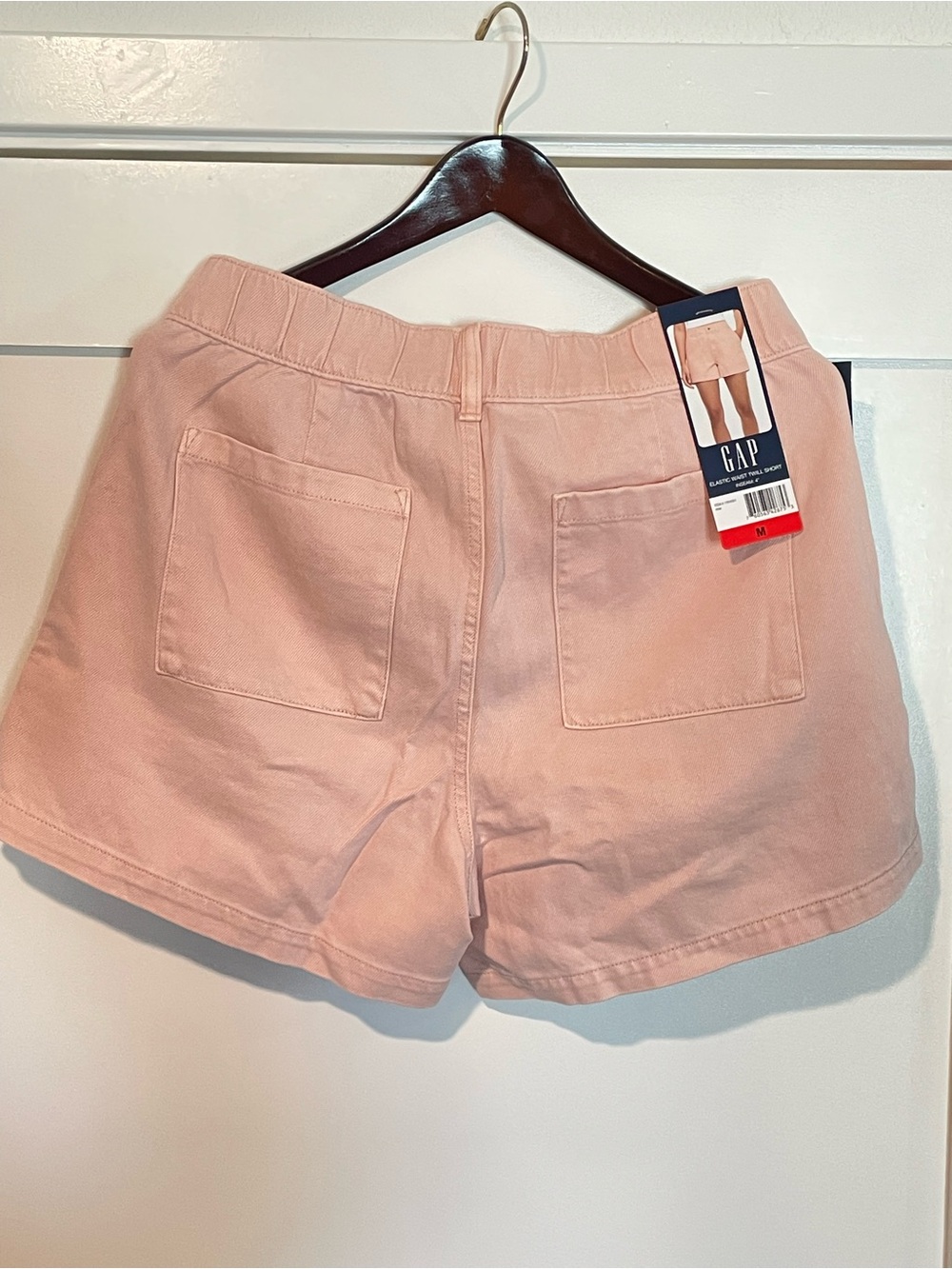 GAP Women's Light Pink High Waist Utility Shorts - Picture 5 of 5